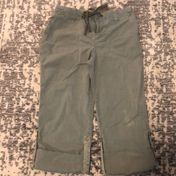 Style & Co Convertible Pants,Olive Green Size 4P, - Picture 3 of 5